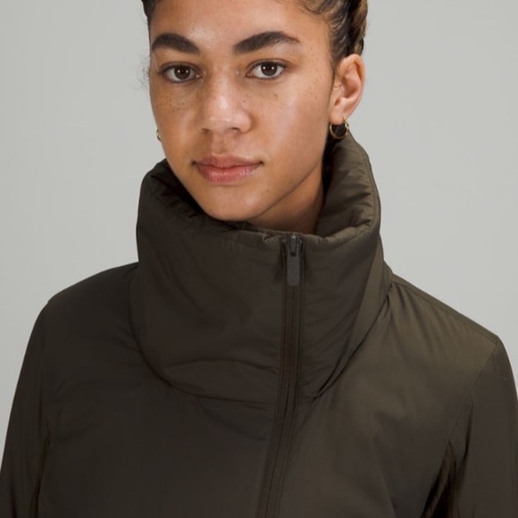 Lululemon City Sleek Jacket Dark Olive 4 - Picture 6 of 15